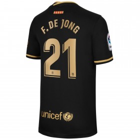 Maillot de Foot FC Barcelone Frenkie de Jong 21 Exterieur 2020/21